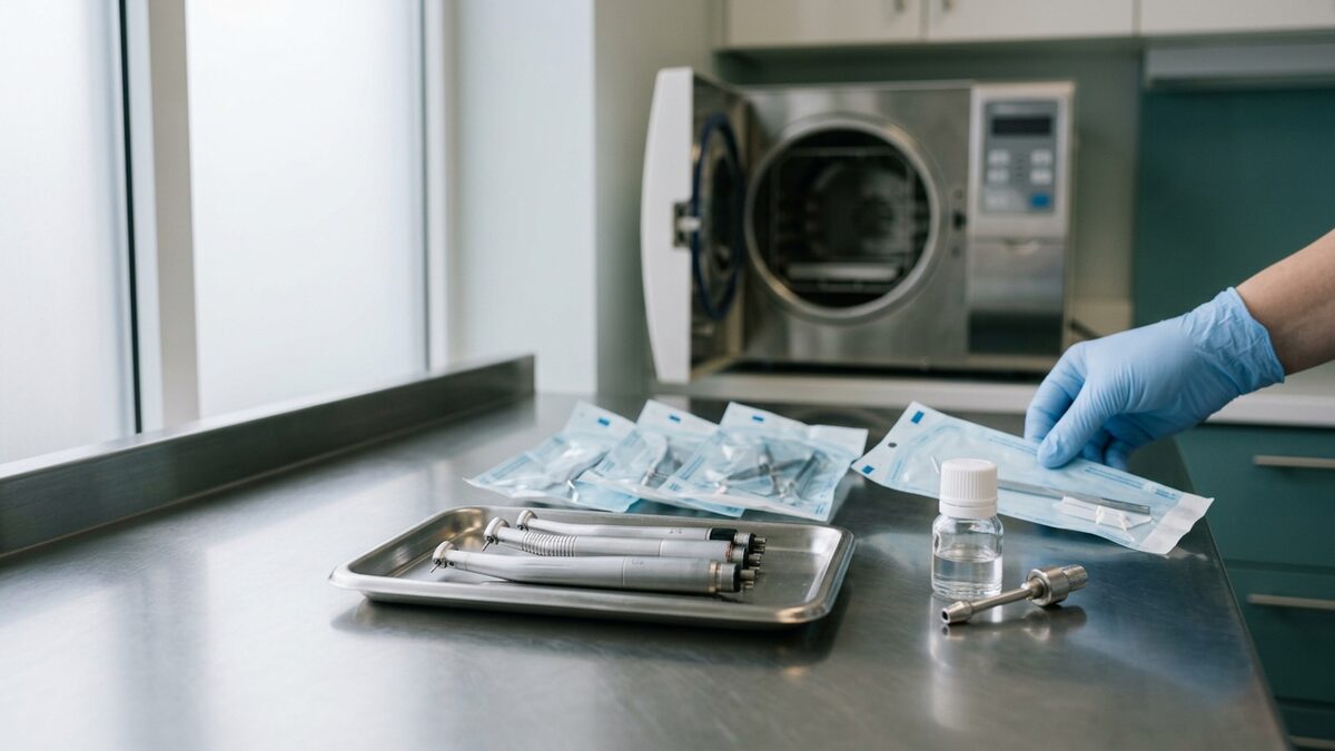 Handpiece Sterilization and Maintenance Steps